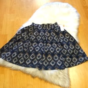 LulaRoe Leopard Printed Madison Knit Full Skirt